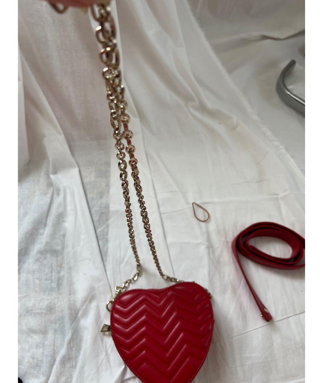 MAJE Красная кожаная поясная сумка, фото 6