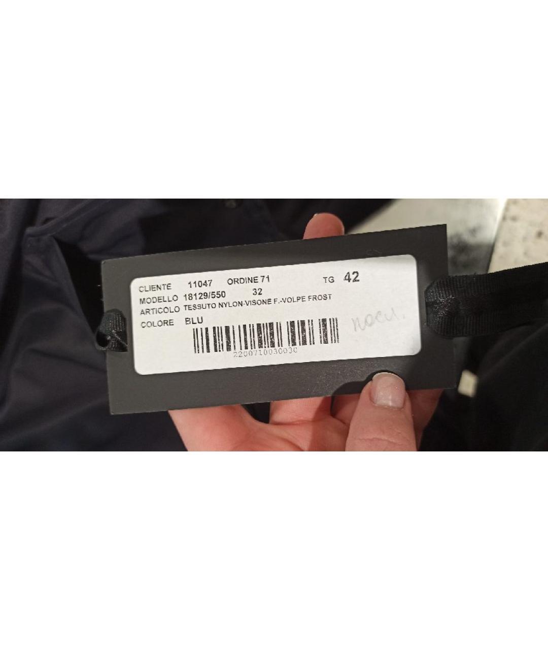 BLANCHA Темно-синяя парка, фото 5