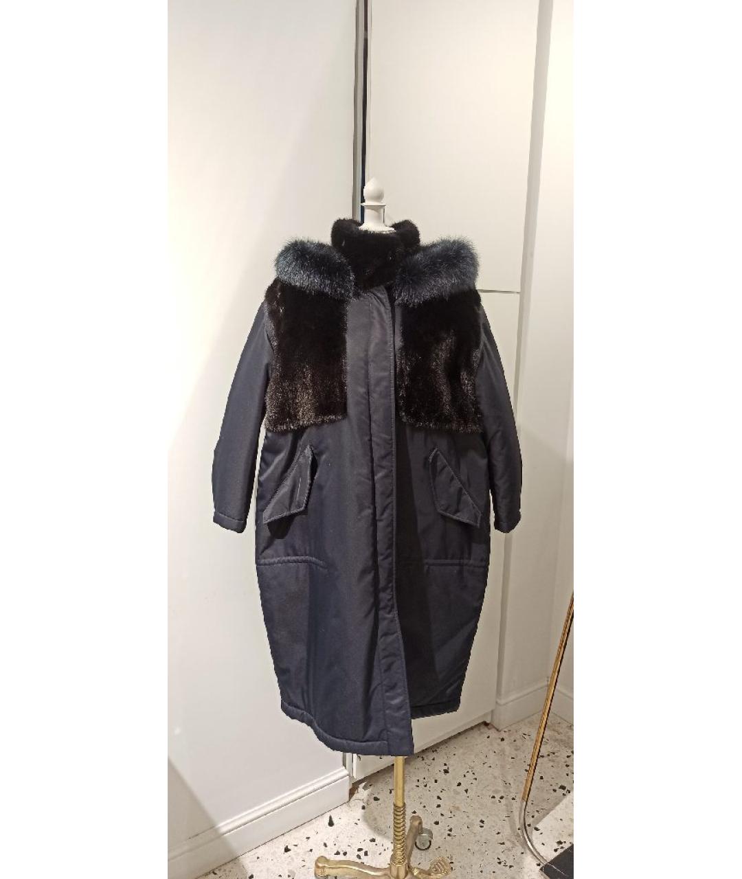 BLANCHA Темно-синяя парка, фото 10