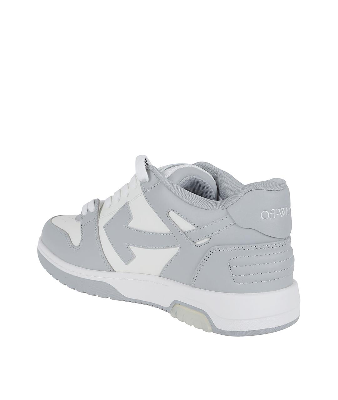 OFF-WHITE Серые низкие кроссовки / кеды, фото 3