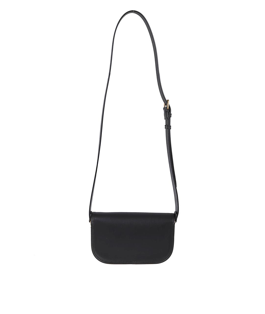 VALENTINO Черная кожаная сумка на плечо, фото 2