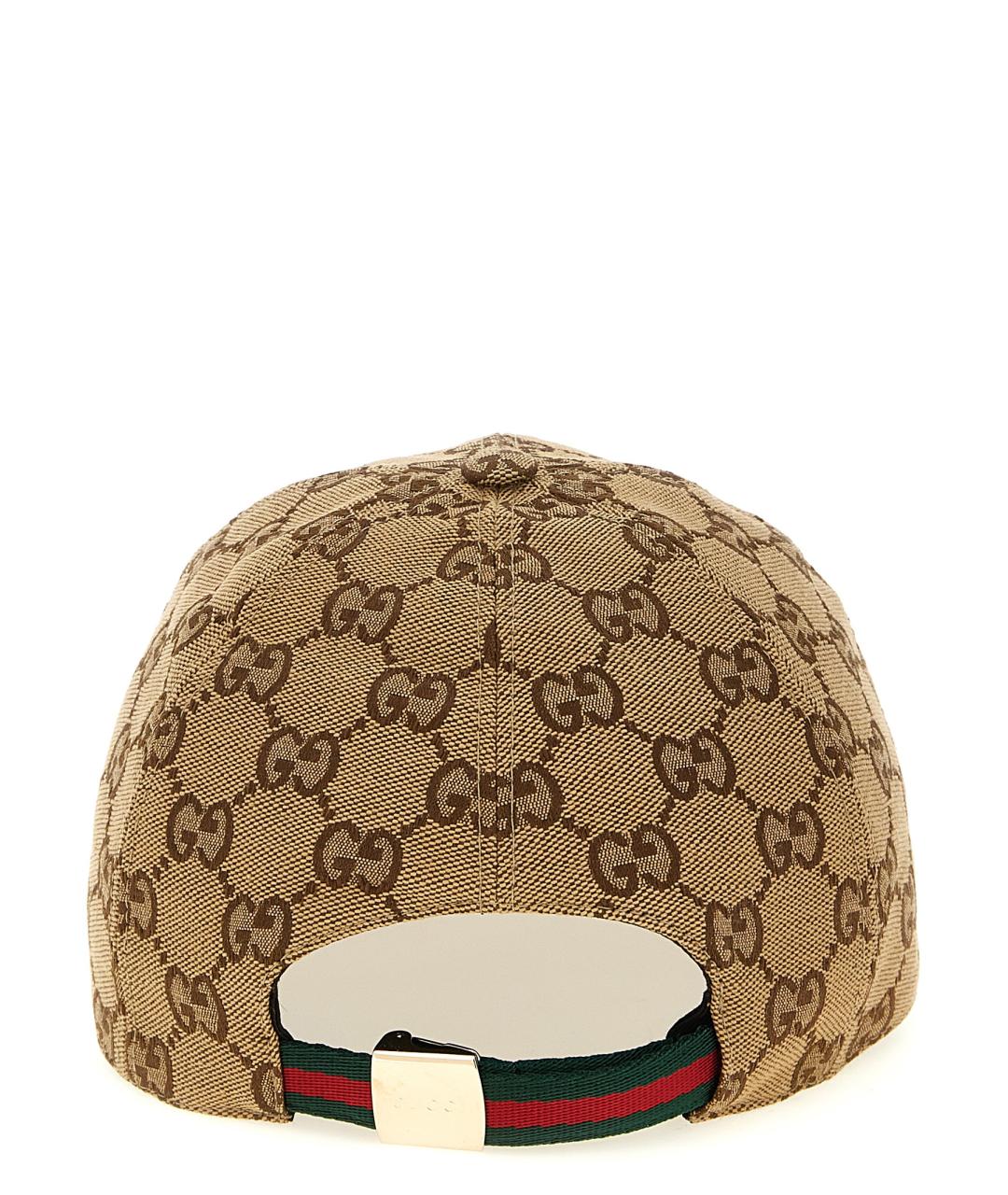 GUCCI Бежевая хлопковая кепка, фото 3