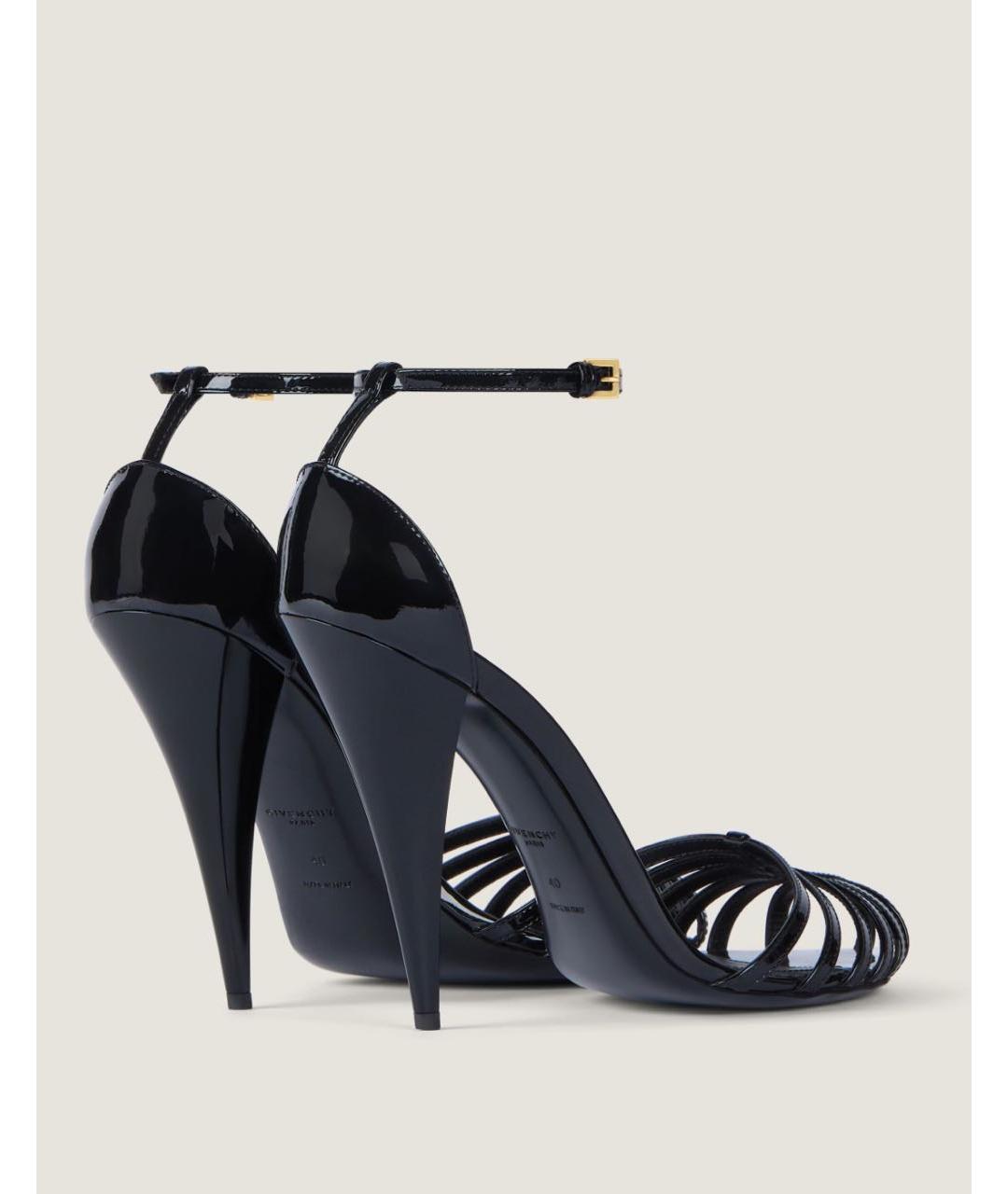 GIVENCHY Черные туфли из лакированной кожи, фото 3