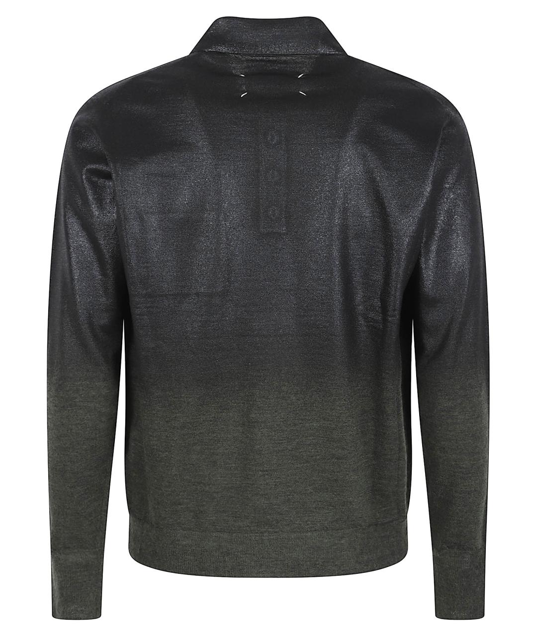 MAISON MARGIELA Зеленые поло с длинным рукавом, фото 3