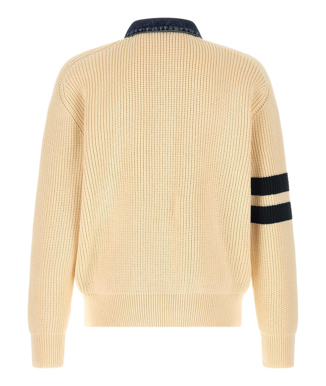 DSQUARED2 Бежевый хлопковый кардиган, фото 2