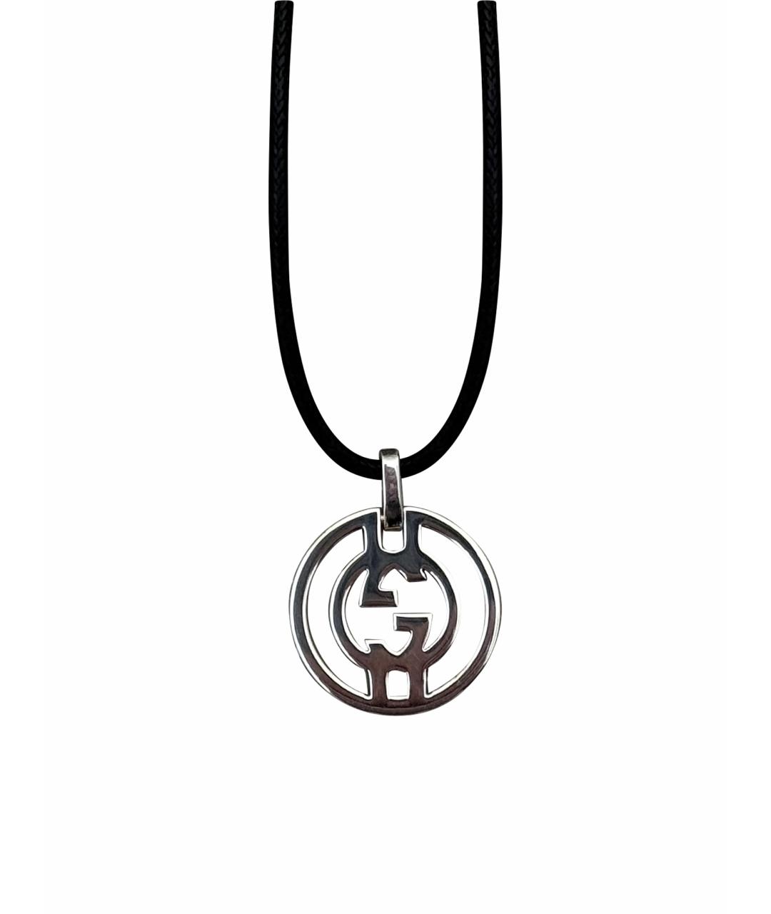 GUCCI Серебряная серебряная подвеска, фото 1