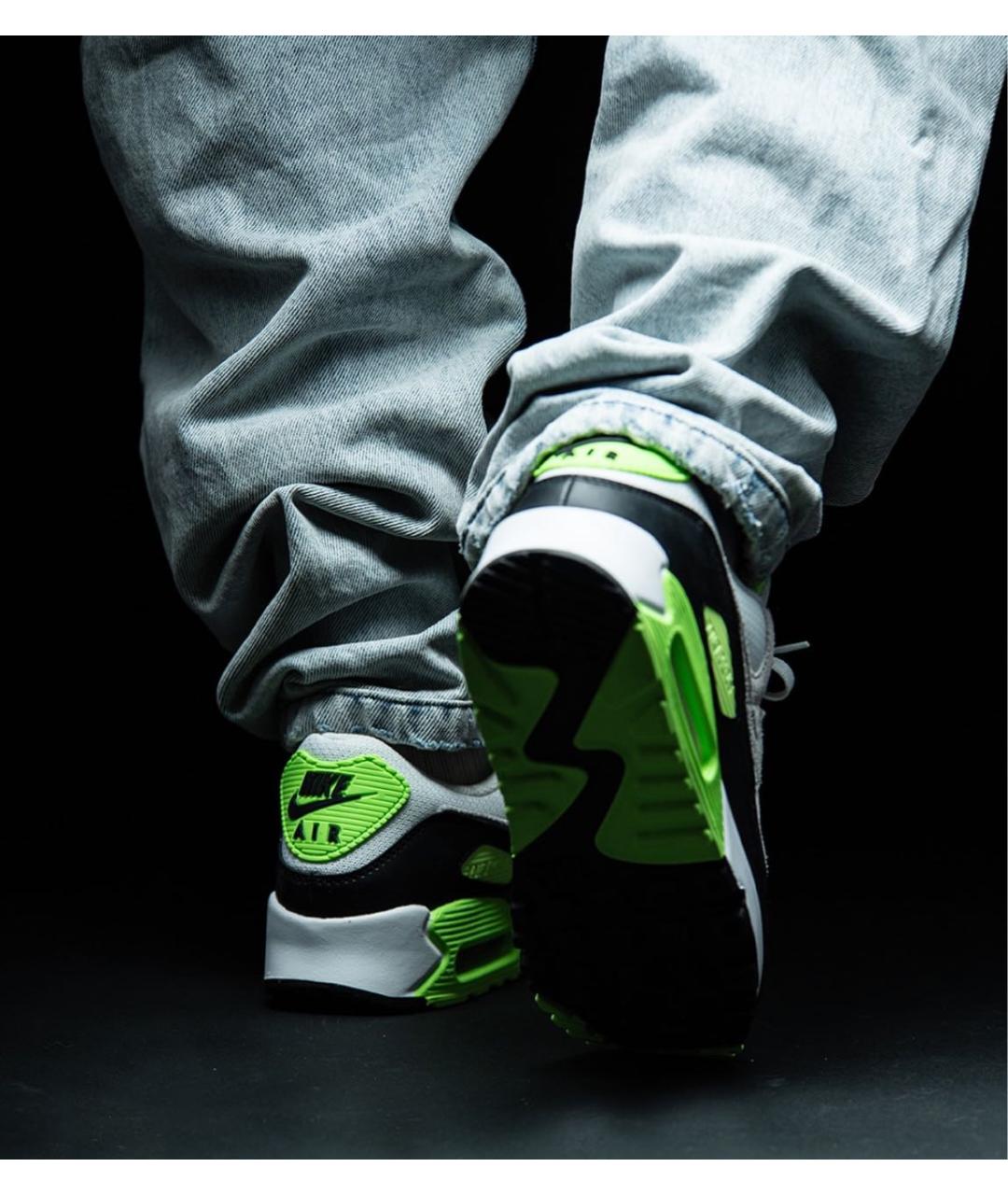 NIKE Белые текстильные низкие кроссовки / кеды, фото 6