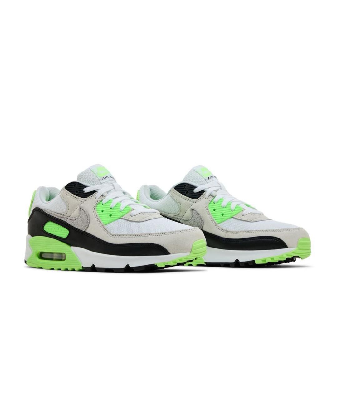 NIKE Белые текстильные низкие кроссовки / кеды, фото 2