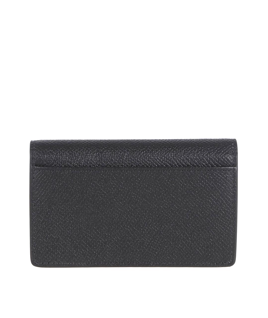 MAISON MARGIELA Черный кожаный кошелек, фото 2