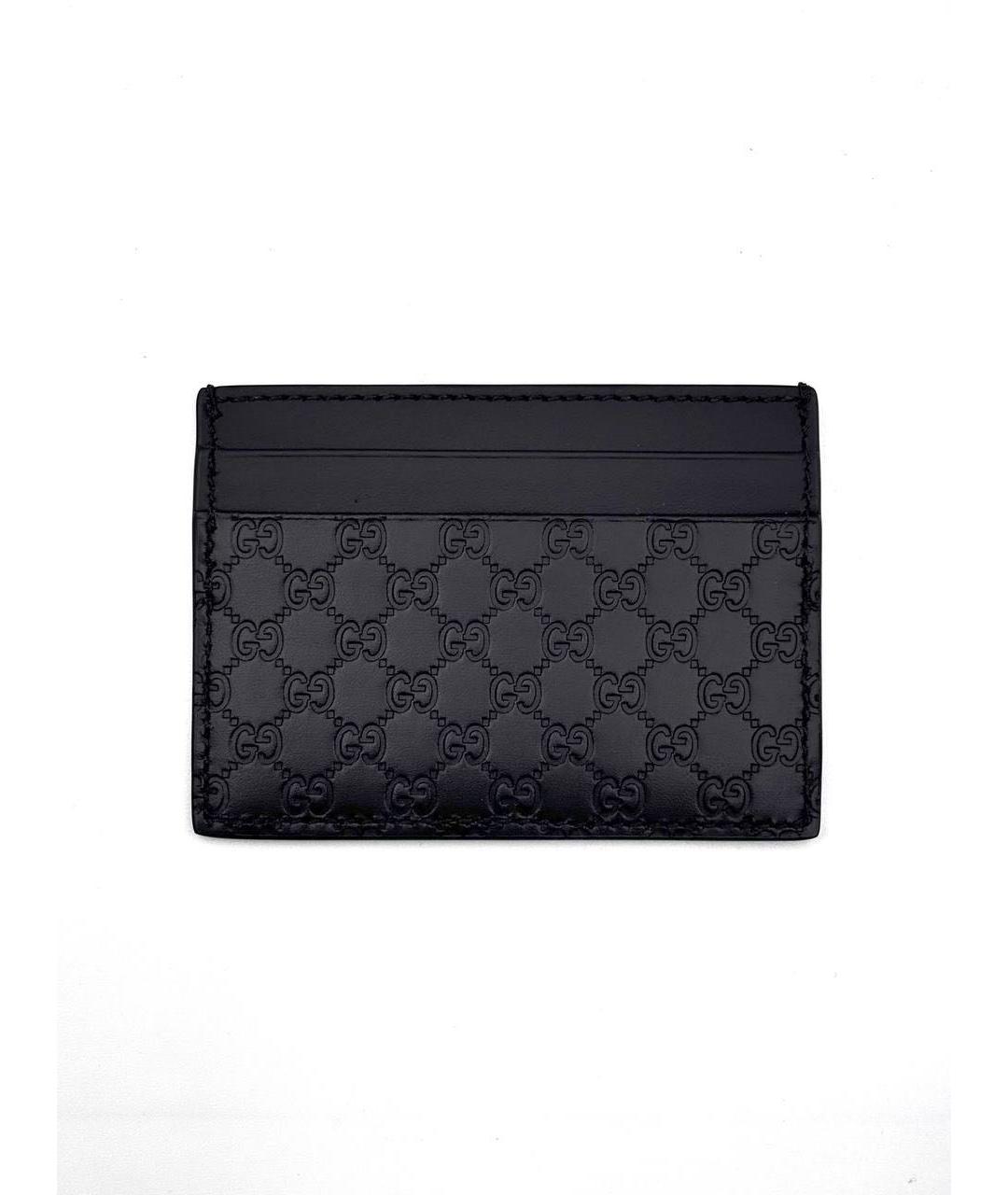 GUCCI Черный кожаный кардхолдер, фото 4