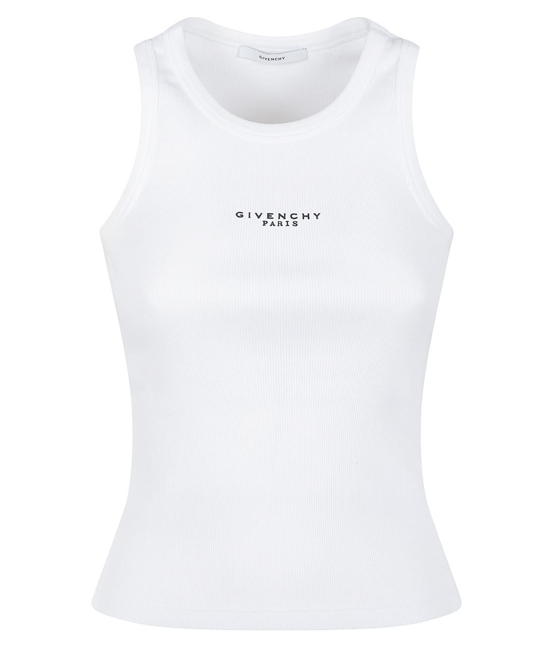 GIVENCHY Белая хлопковая майка, фото 1