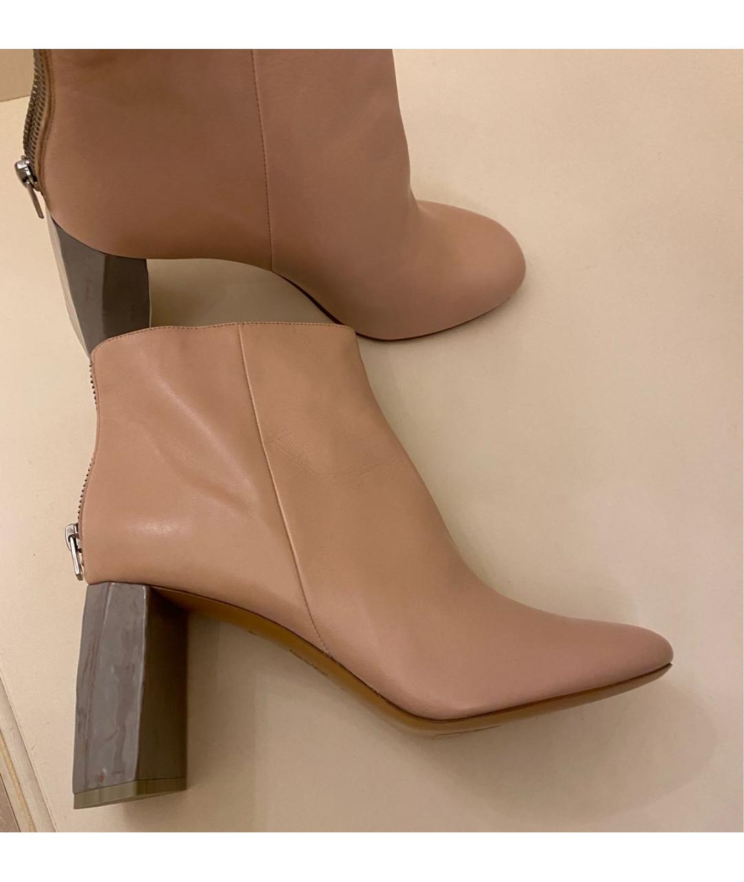 ACNE STUDIOS Розовые кожаные ботильоны, фото 5