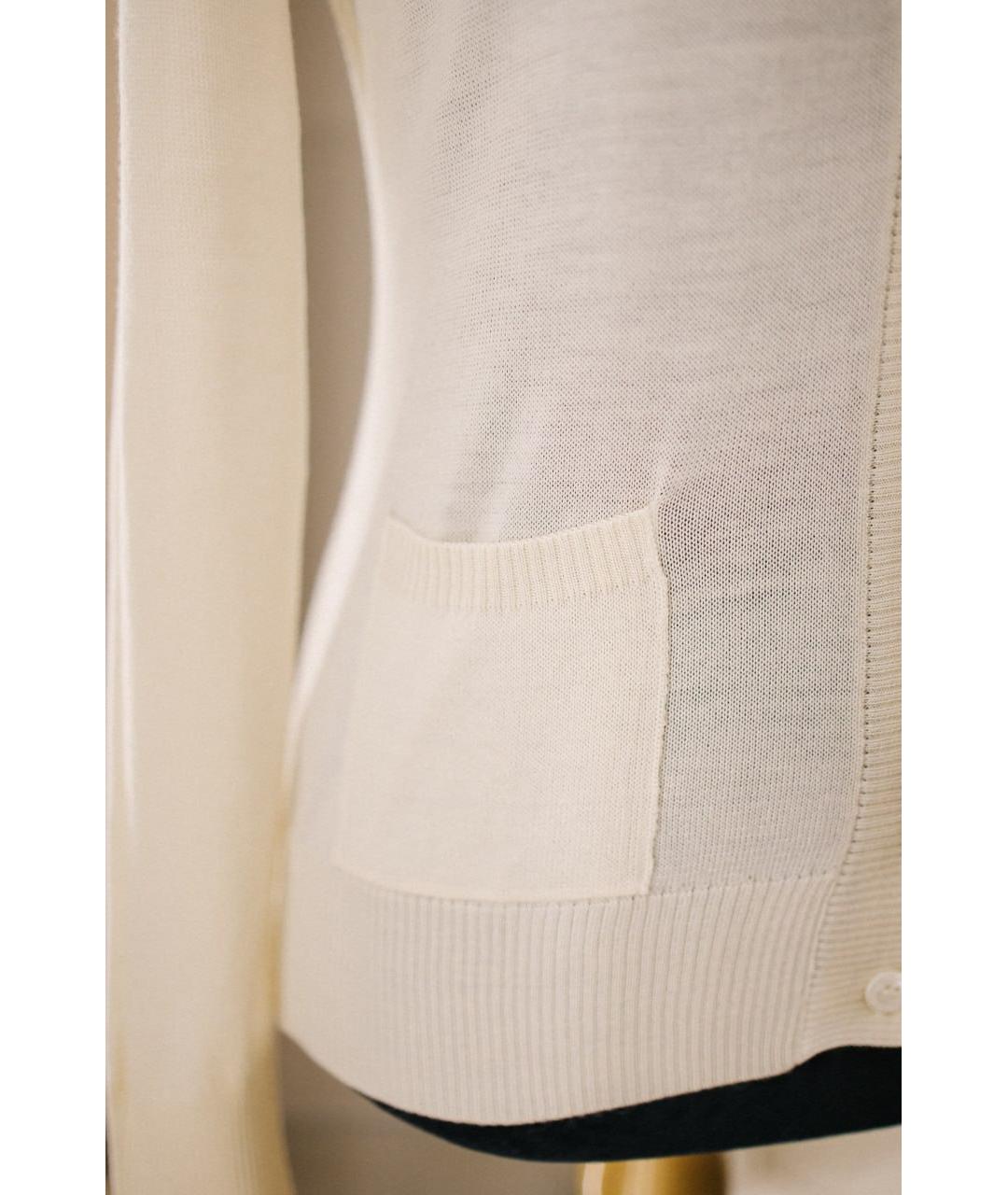 ERMANNO SCERVINO Белый шерстяной кардиган, фото 5