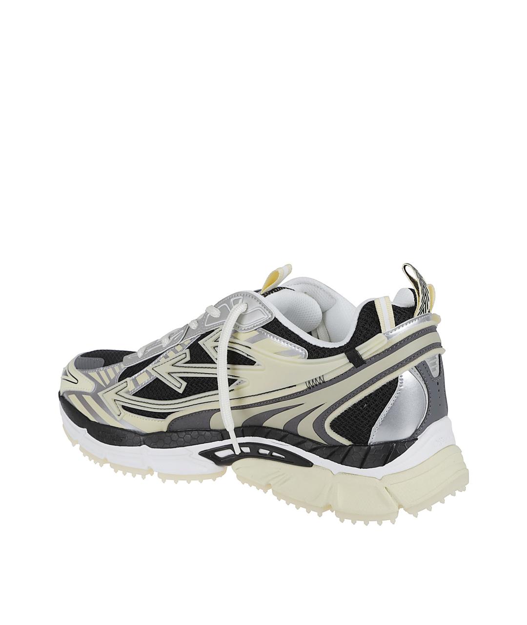 OFF-WHITE Мульти текстильные низкие кроссовки / кеды, фото 3