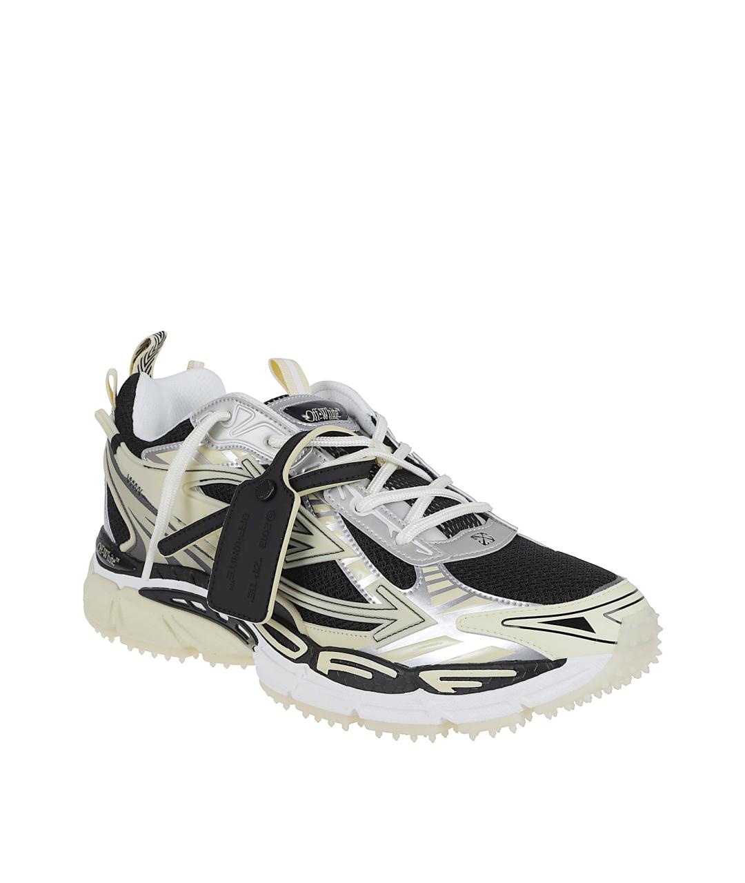 OFF-WHITE Мульти текстильные низкие кроссовки / кеды, фото 2