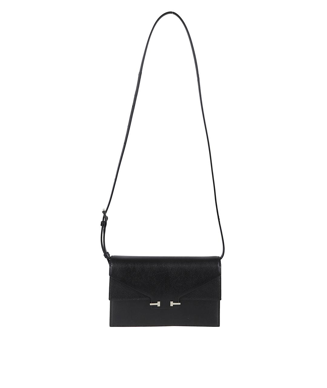 TOM FORD Черная кожаная сумка через плечо, фото 1