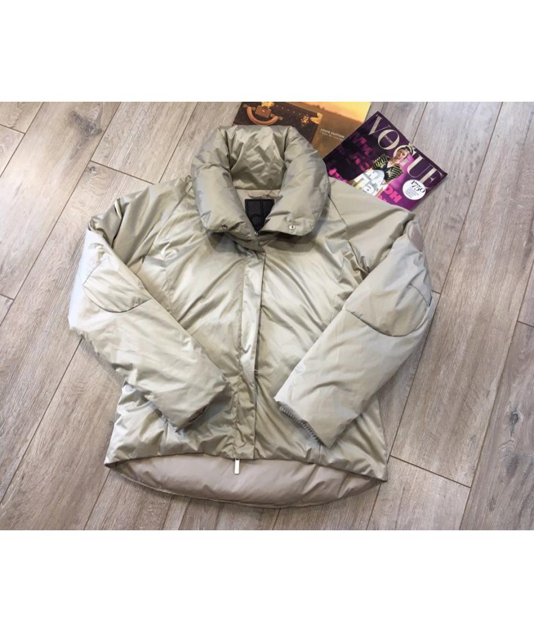 CALVIN KLEIN Бежевый полиэстеровый пуховик, фото 3