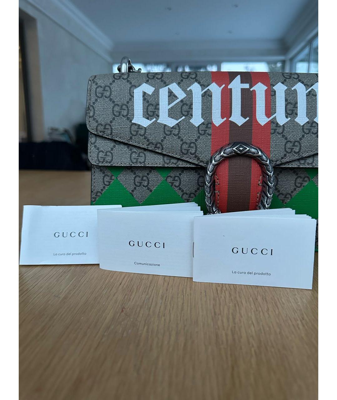 GUCCI Бежевая сумка через плечо, фото 5