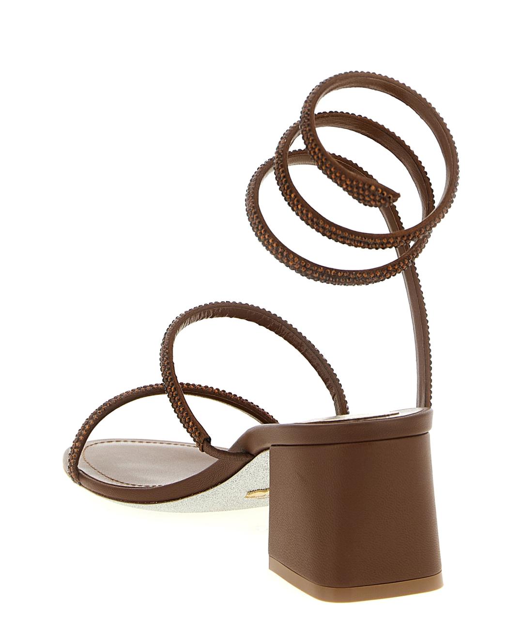 RENE CAOVILLA Коричневые босоножки, фото 3
