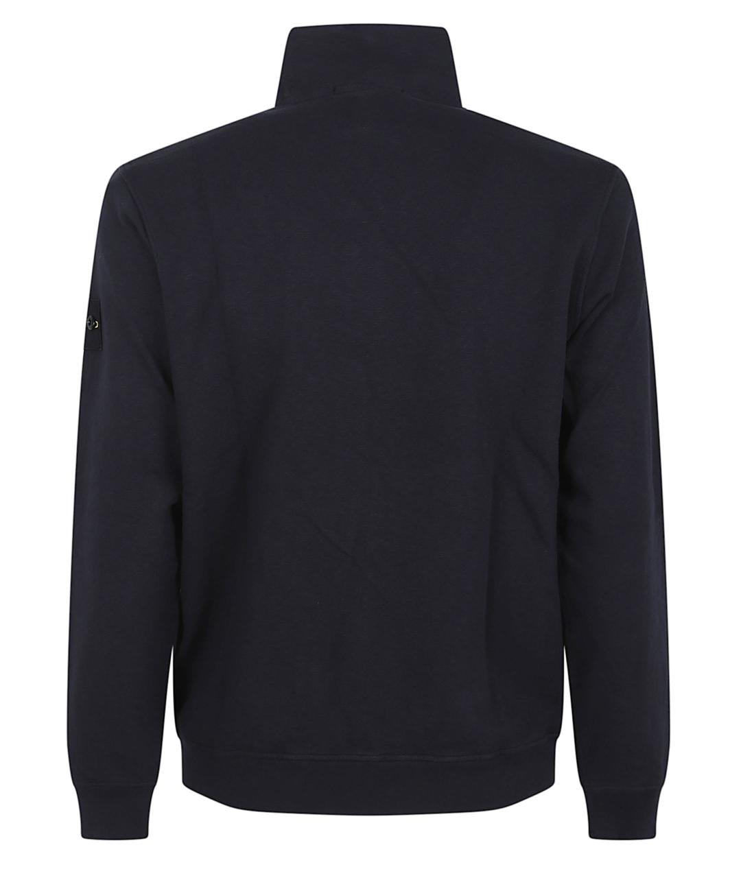 STONE ISLAND Синий хлопковый джемпер / свитер, фото 3