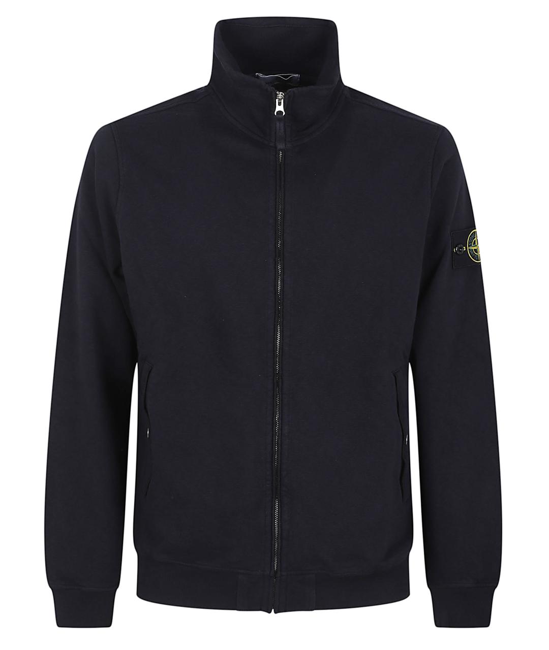 STONE ISLAND Синий хлопковый джемпер / свитер, фото 1