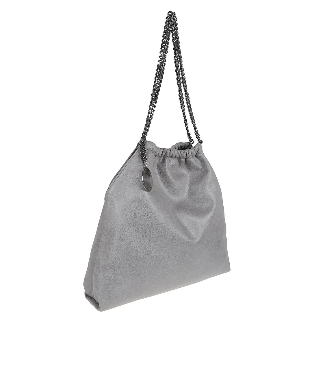 STELLA MCCARTNEY Серая сумка тоут из искусственной кожи, фото 3