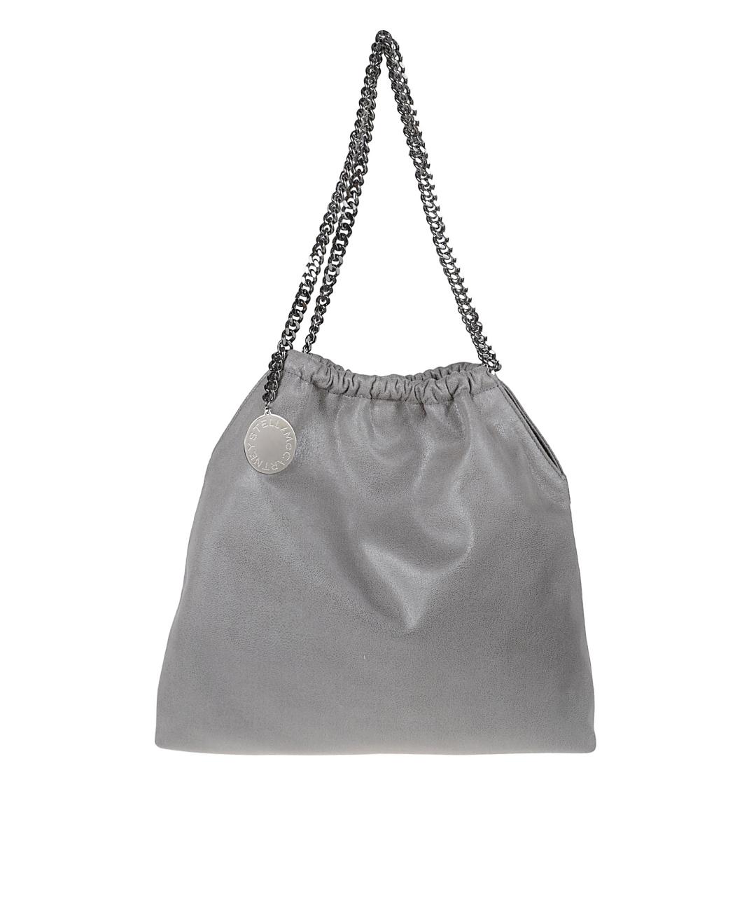 STELLA MCCARTNEY Серая сумка тоут из искусственной кожи, фото 1