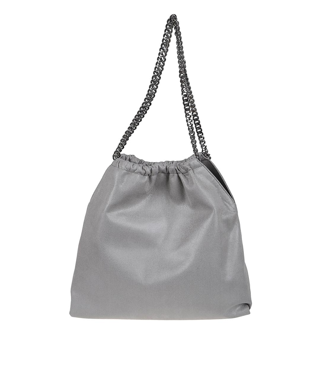 STELLA MCCARTNEY Серая сумка тоут из искусственной кожи, фото 2