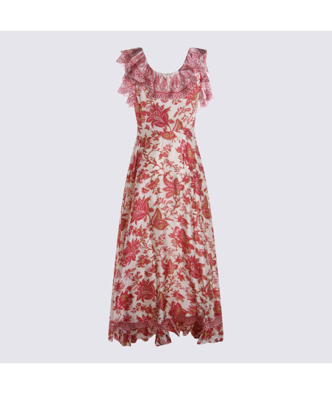 ETRO Мульти шелковое повседневное платье, фото 2