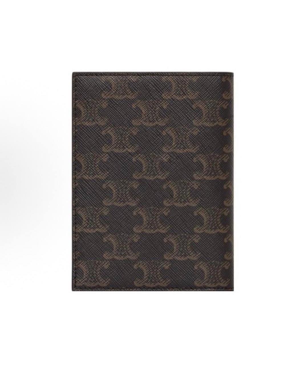 CELINE Коричневый кошелек, фото 3