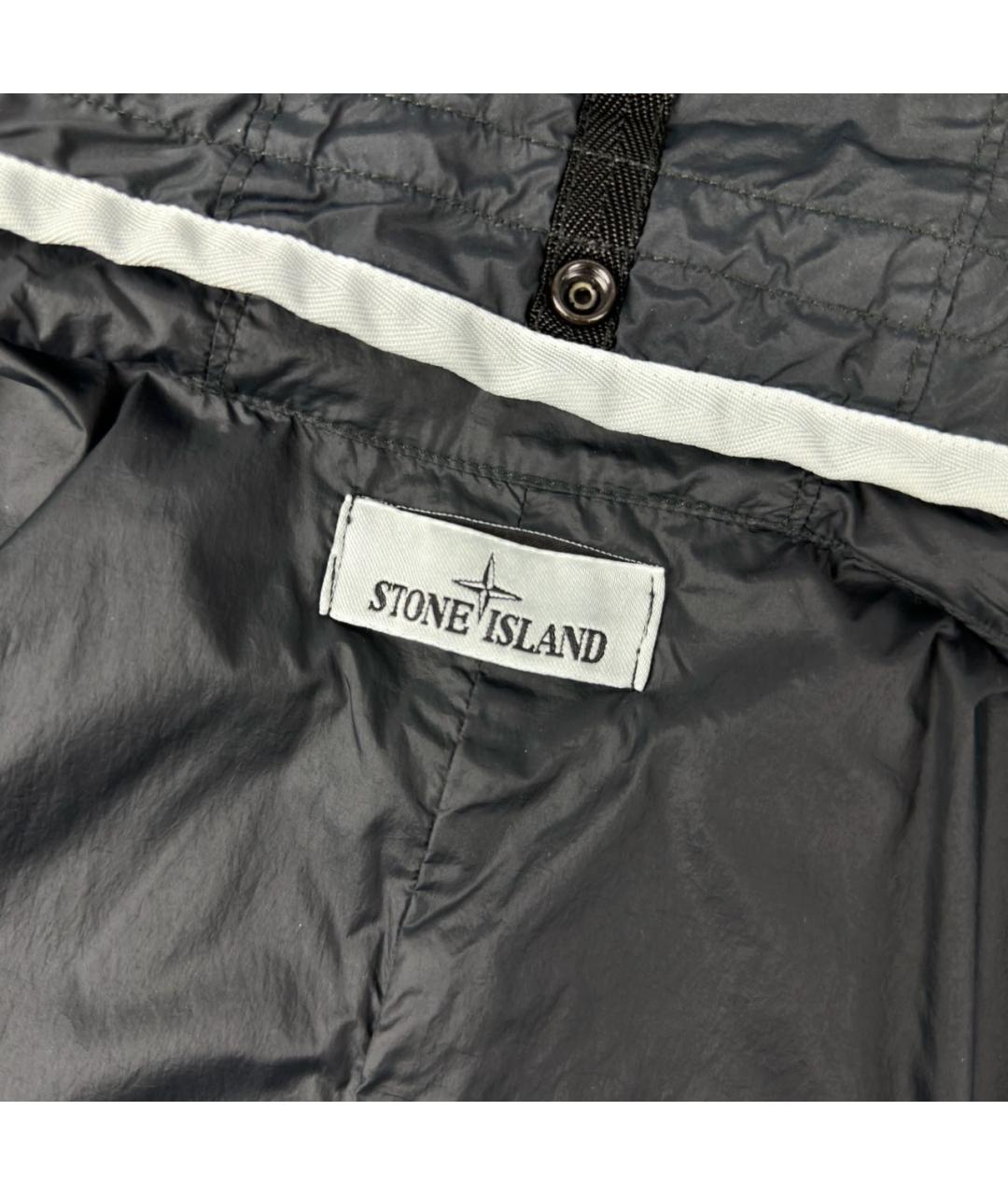 STONE ISLAND Темно-синяя полиамидовая куртка, фото 3