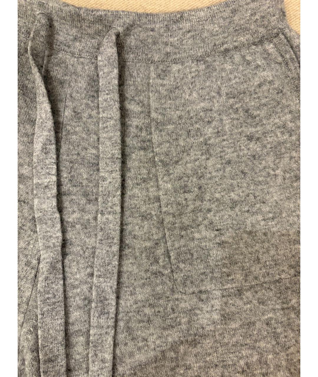 ALLUDE Серые шерстяные брюки узкие, фото 4