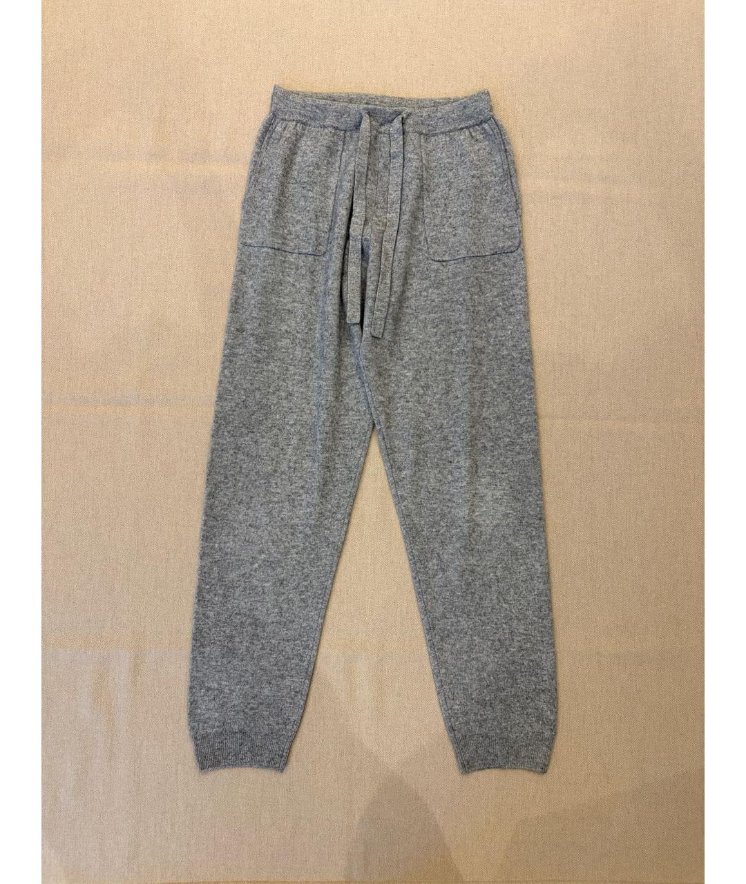 ALLUDE Серые шерстяные брюки узкие, фото 9