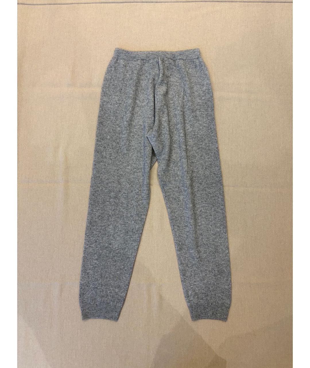 ALLUDE Серые шерстяные брюки узкие, фото 2