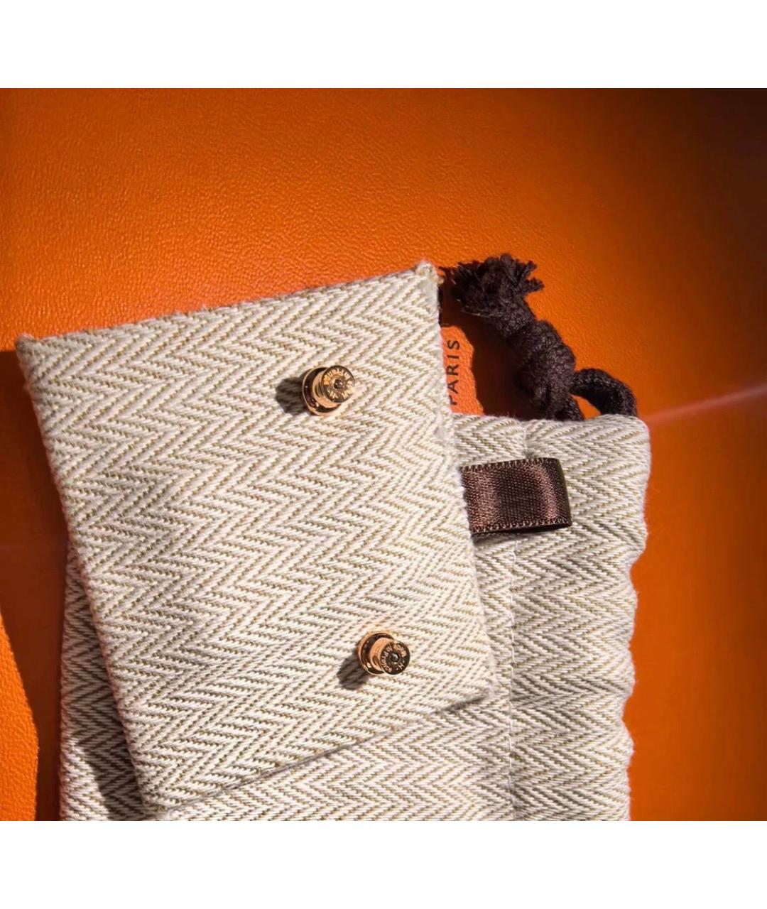 HERMES Розовые серьги из розового золота, фото 3