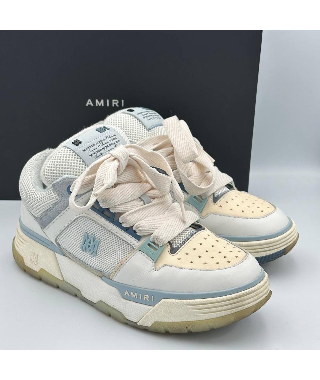AMIRI Мульти текстильные низкие кроссовки / кеды, фото 2