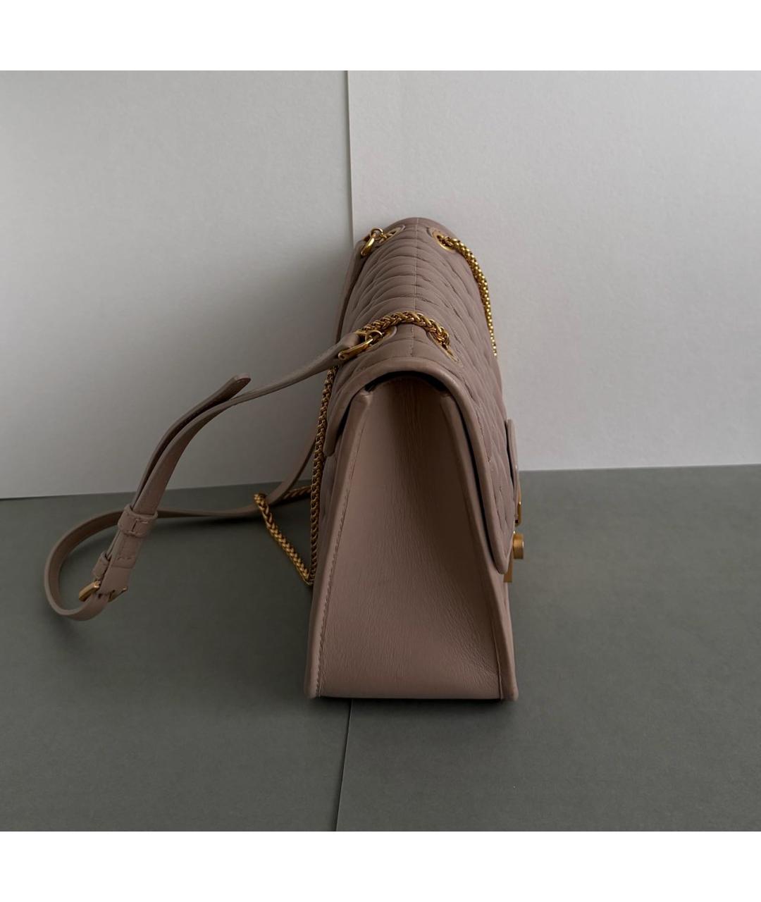 FURLA Бежевая кожаная сумка через плечо, фото 2