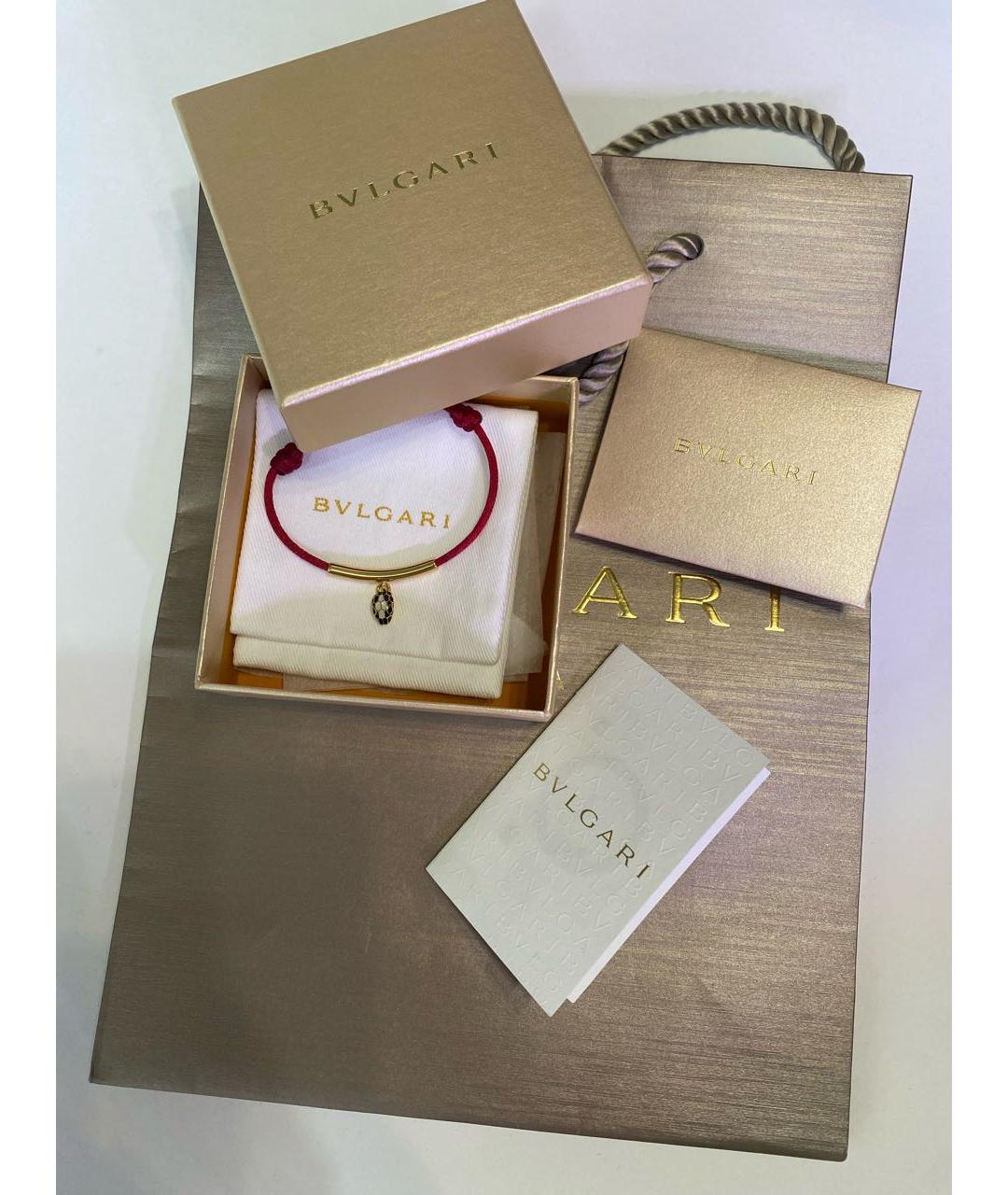 BVLGARI Красный браслет, фото 2