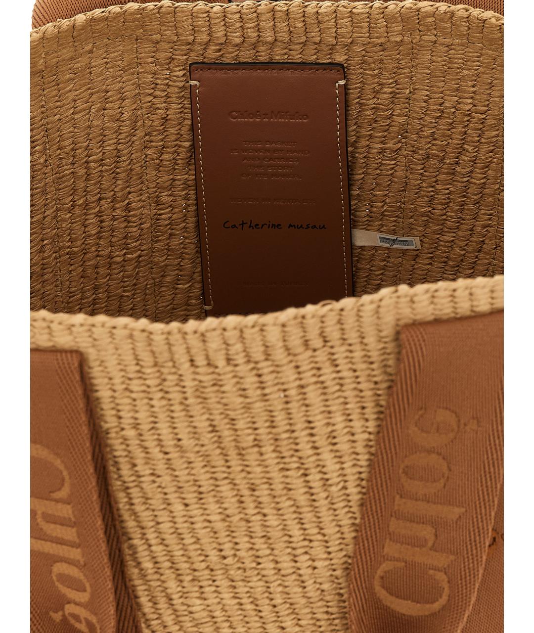 CHLOE Бежевая сумка тоут, фото 4