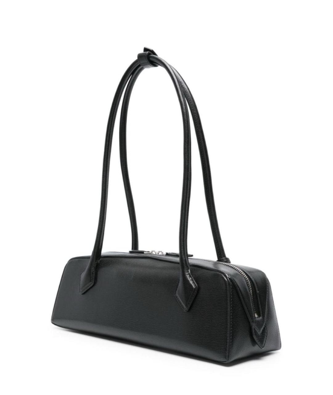 ALAIA Черная кожаная сумка через плечо, фото 3