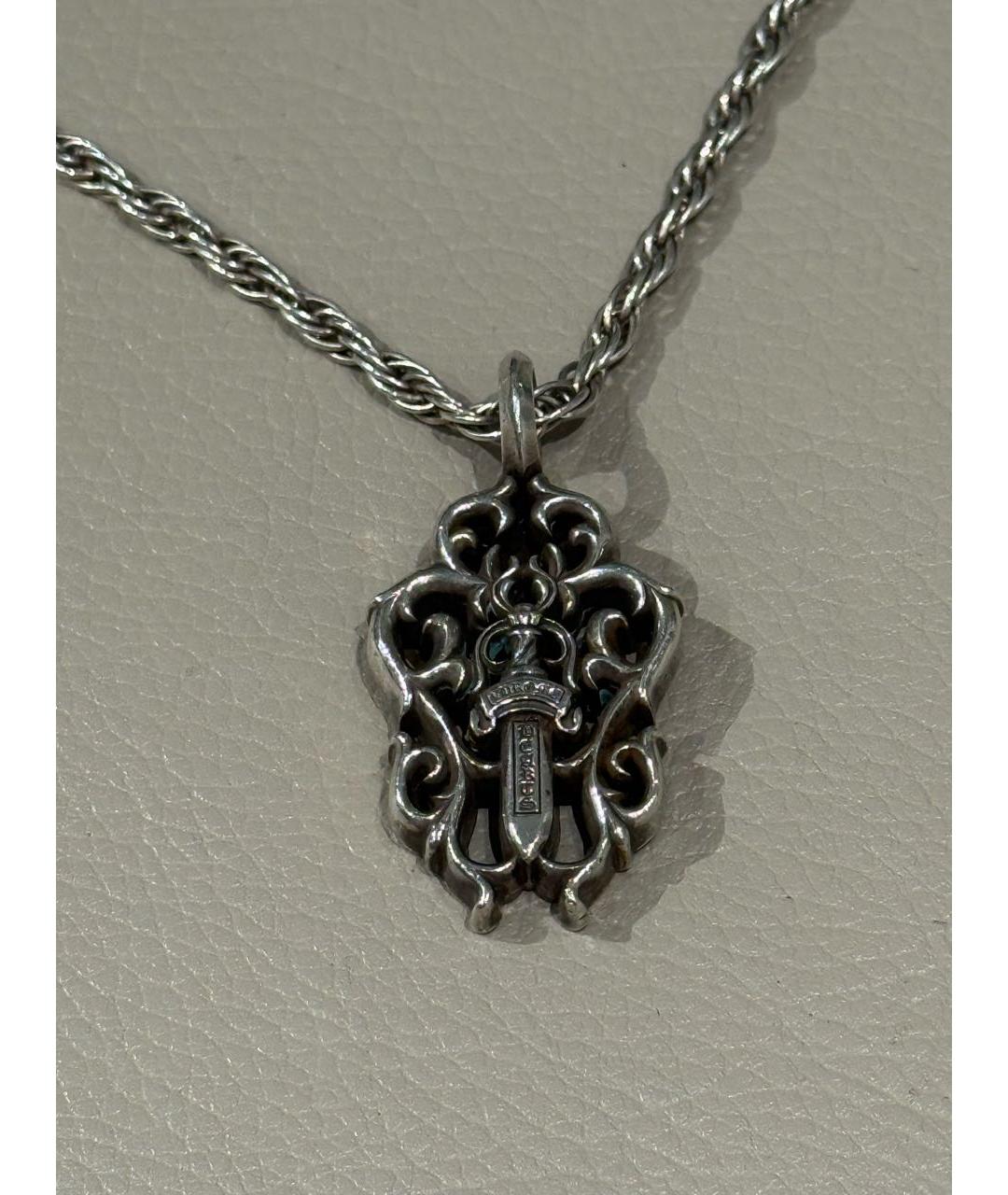 CHROME HEARTS Серебряная серебряная цепочка/подвеска, фото 3