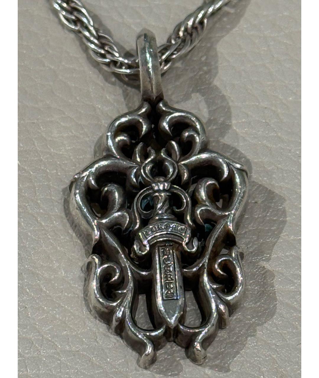 CHROME HEARTS Серебряная серебряная цепочка/подвеска, фото 4