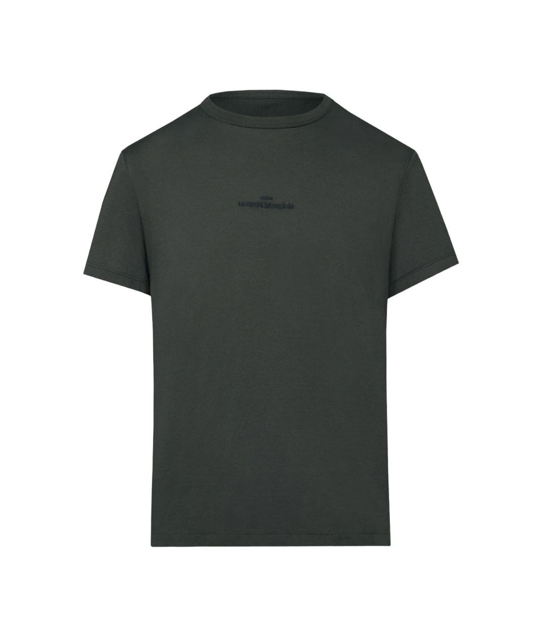 MAISON MARGIELA Серая хлопковая футболка, фото 1