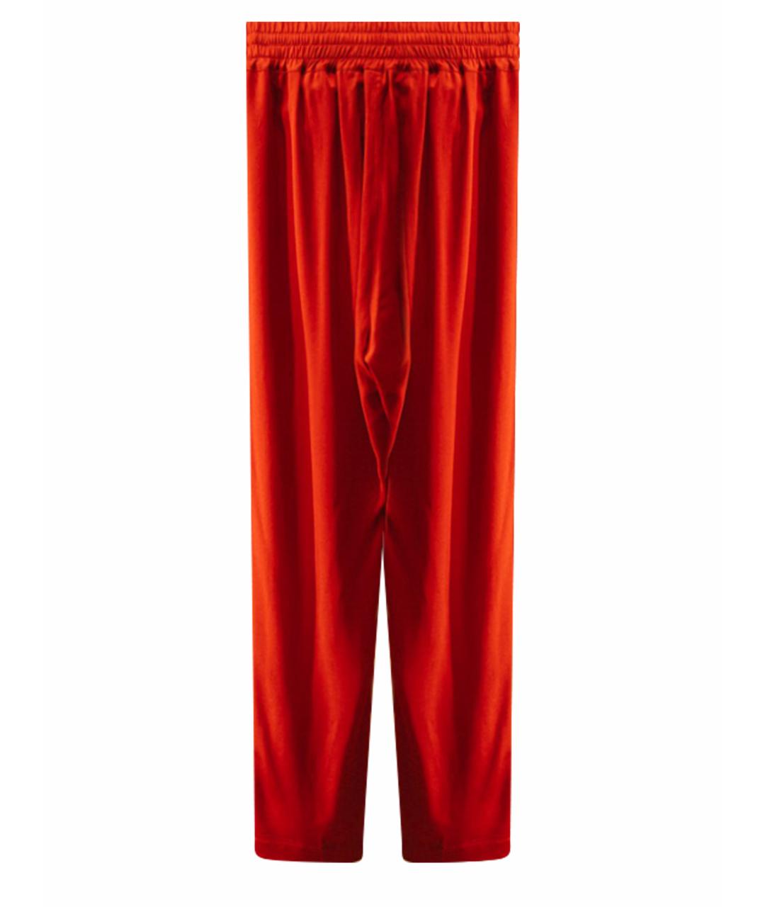 GENTRY PORTOFINO Красные вискозные брюки широкие, фото 1