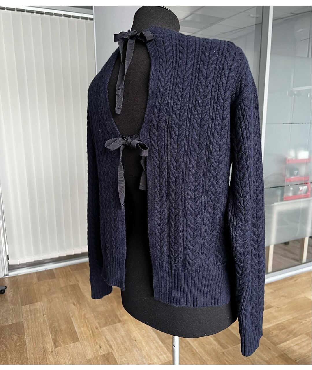PRADA Темно-синий кашемировый джемпер / свитер, фото 7