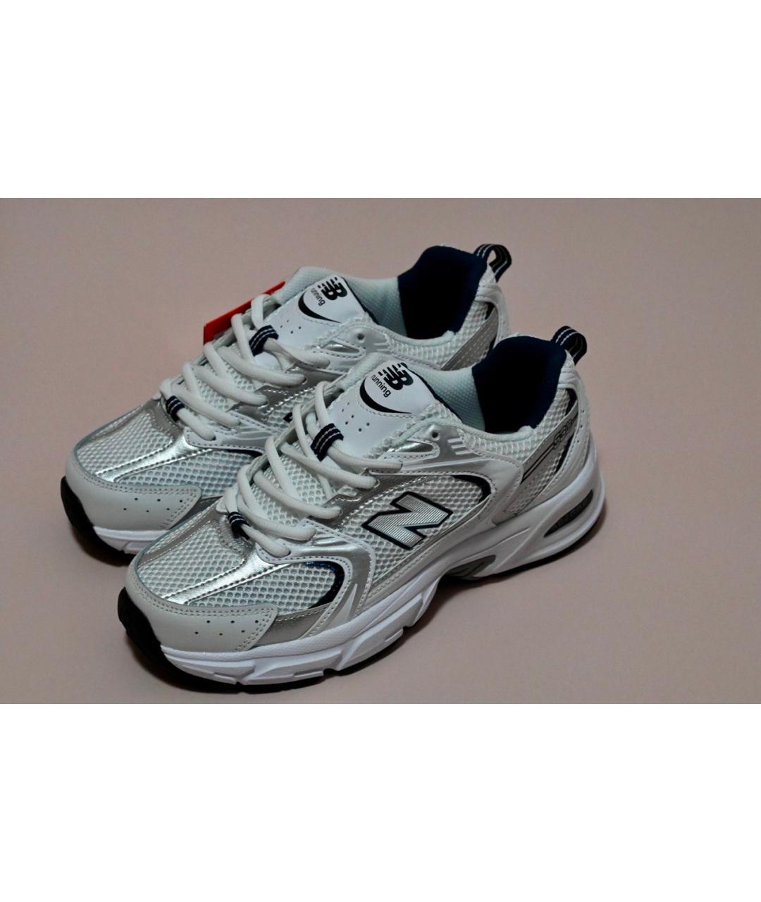 NEW BALANCE Серые текстильные кроссовки, фото 3