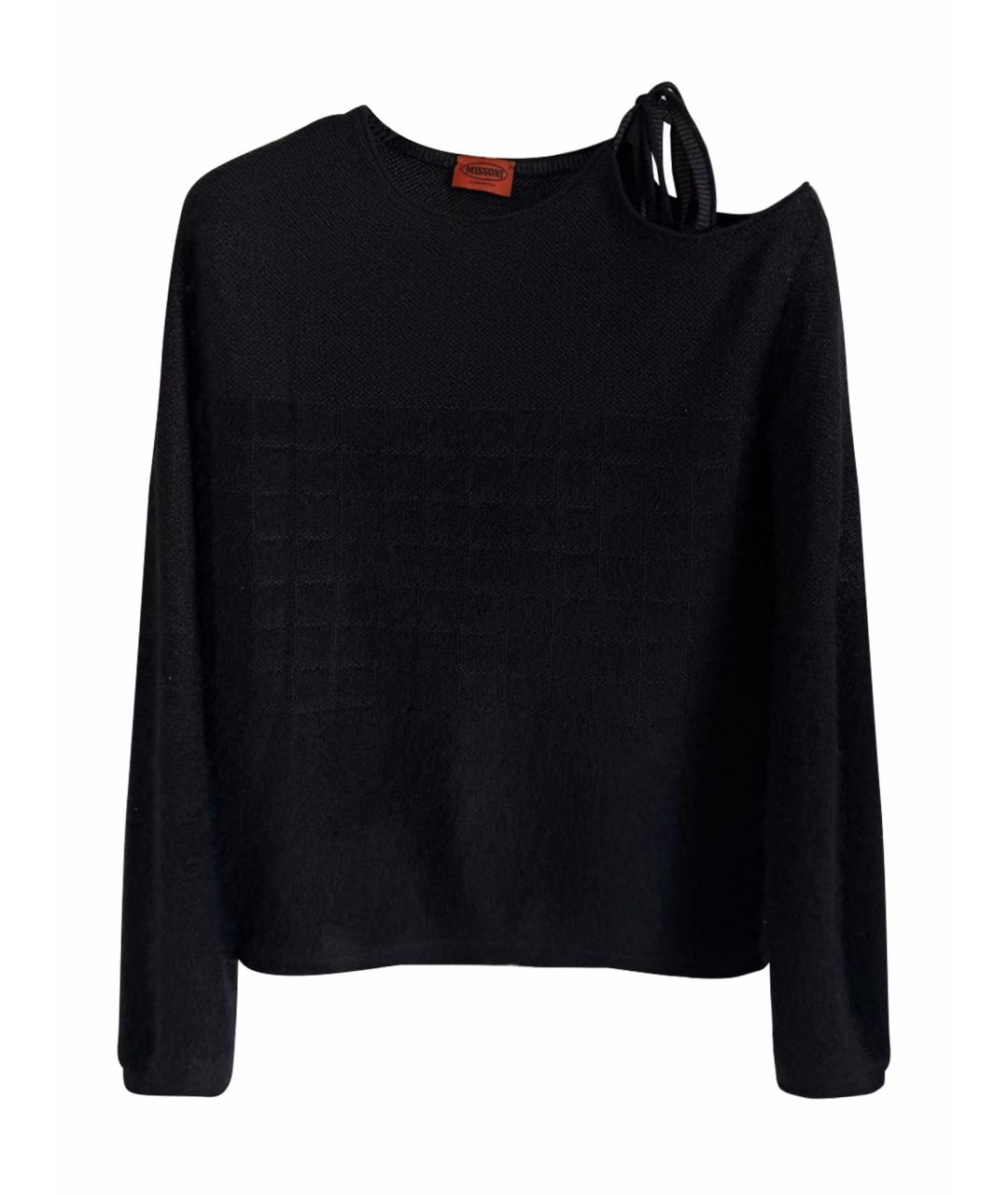MISSONI Черный шерстяной джемпер / свитер, фото 1