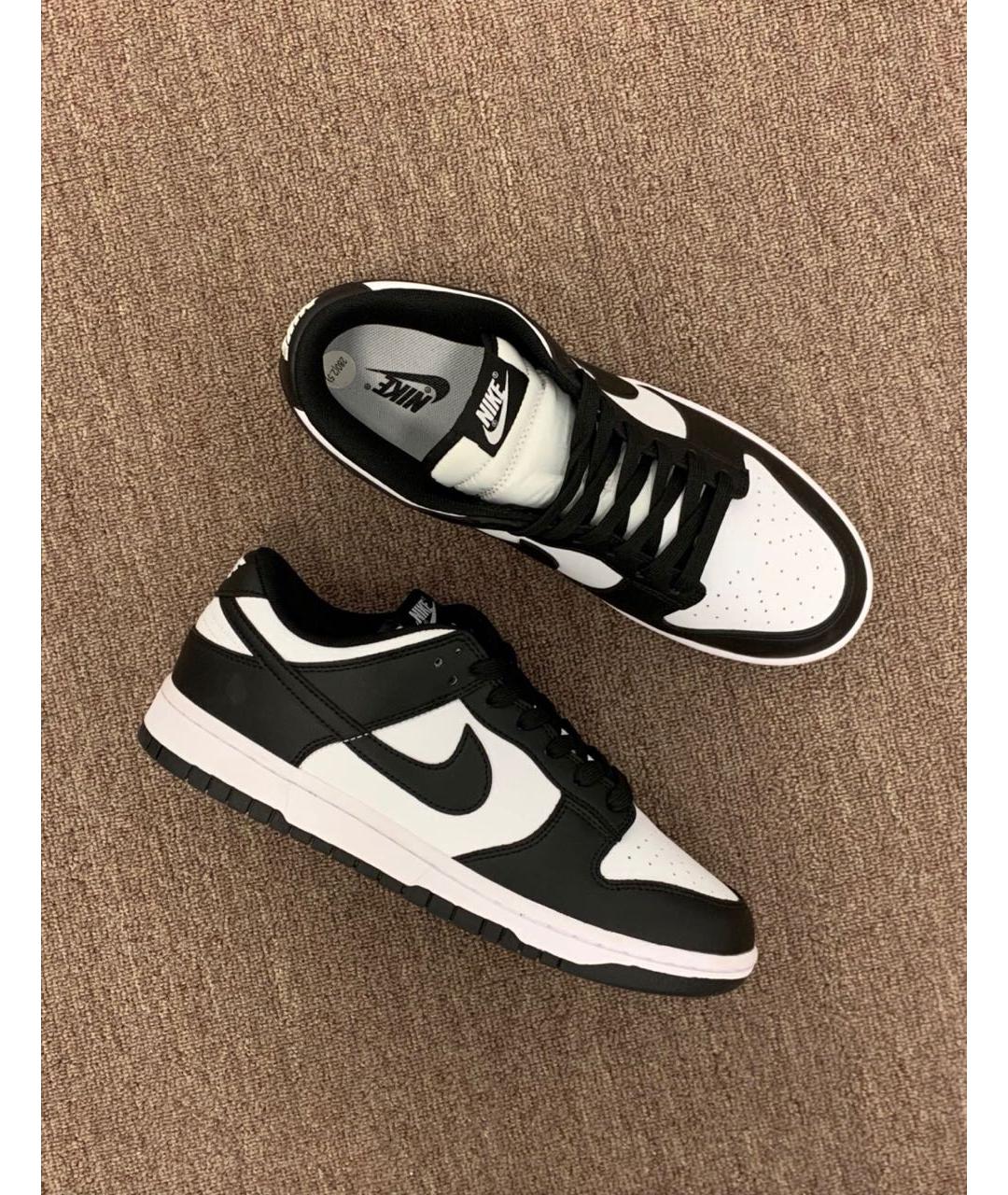 NIKE Черные кожаные кроссовки, фото 2