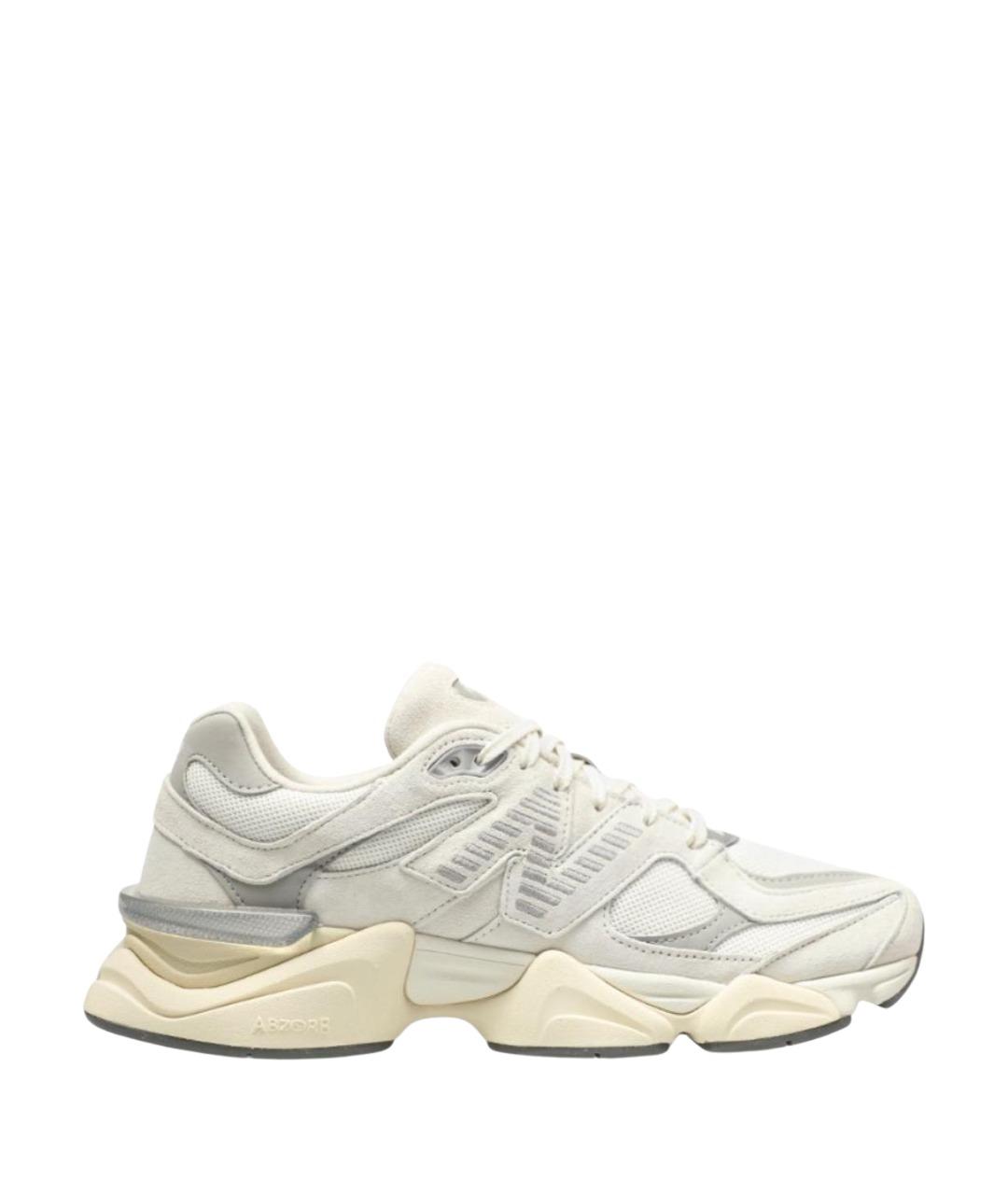 NEW BALANCE Бежевые текстильные низкие кроссовки / кеды, фото 1