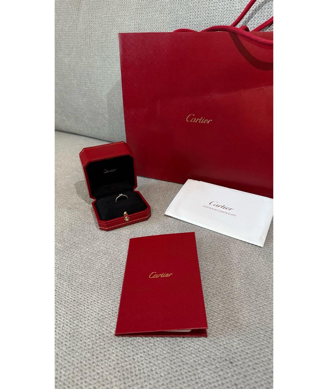 CARTIER Белое кольцо из белого золота, фото 2